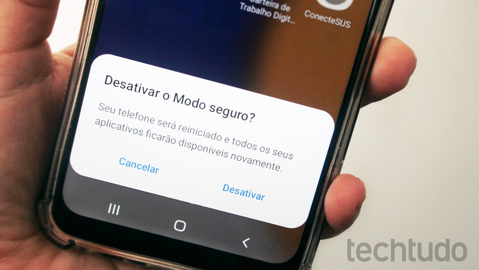 Saiba como desativar o modo de segurança no Android — Foto: Flávia Fernandes/TechTudo