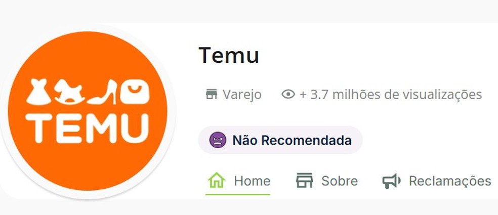 Reprodução/Reclame Aqui