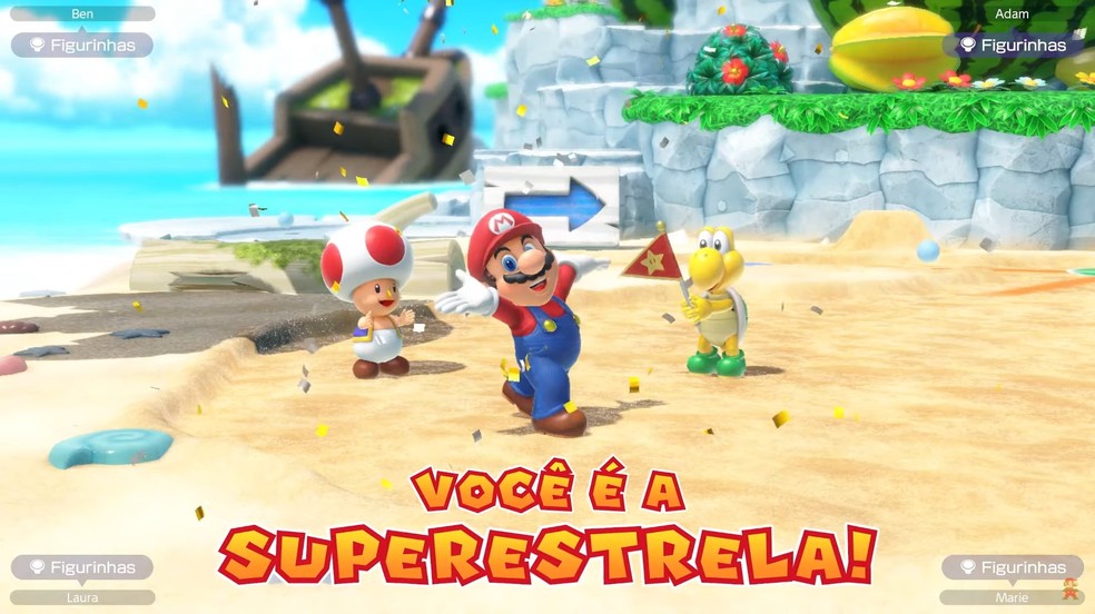 Mario Party Superstars será lançado em português do Brasil