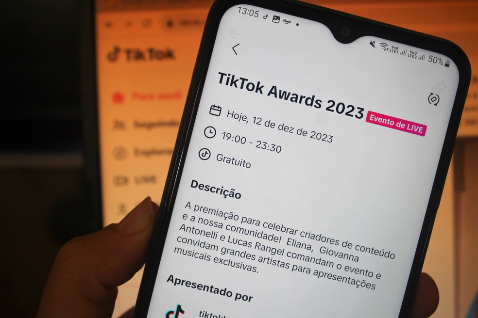 TikTok Awards 2023: veja horário e como assistir à transmissão que premia os melhores criadores do ano — Foto: Marcela Franco/TechTudo