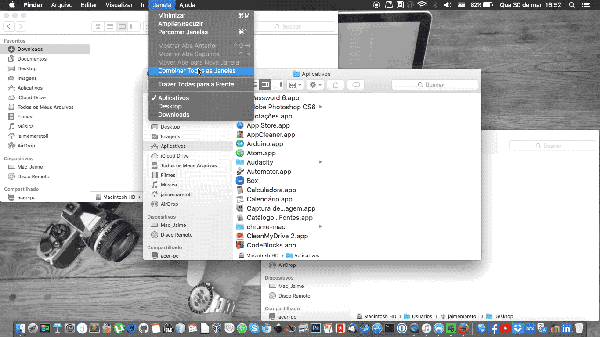 Organize ou feche janelas que não estão sendo utilizadas e desative notificações para evitar distrações — Foto: Reprodução/MacMagazine