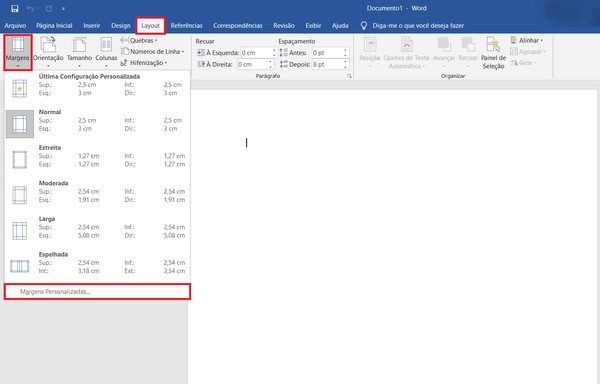 Como colocar margem personalizada e ABNT no Word pelo celular e PC