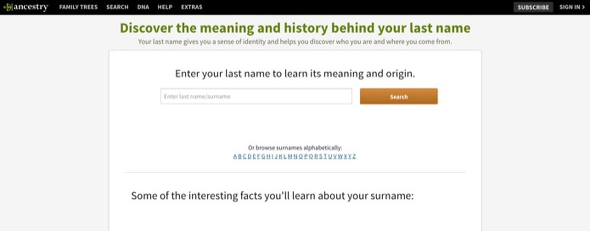 Site rastreia origem e significado de sobrenomes; confira - Olhar