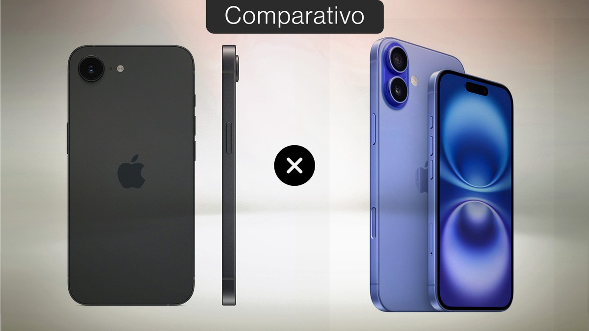 iPhone 16e vs iPhone 16: veja o que muda entre os celulares da Apple