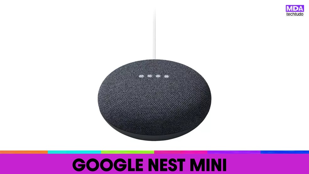 Google Nest Mini — Foto: Arte/TechTudo