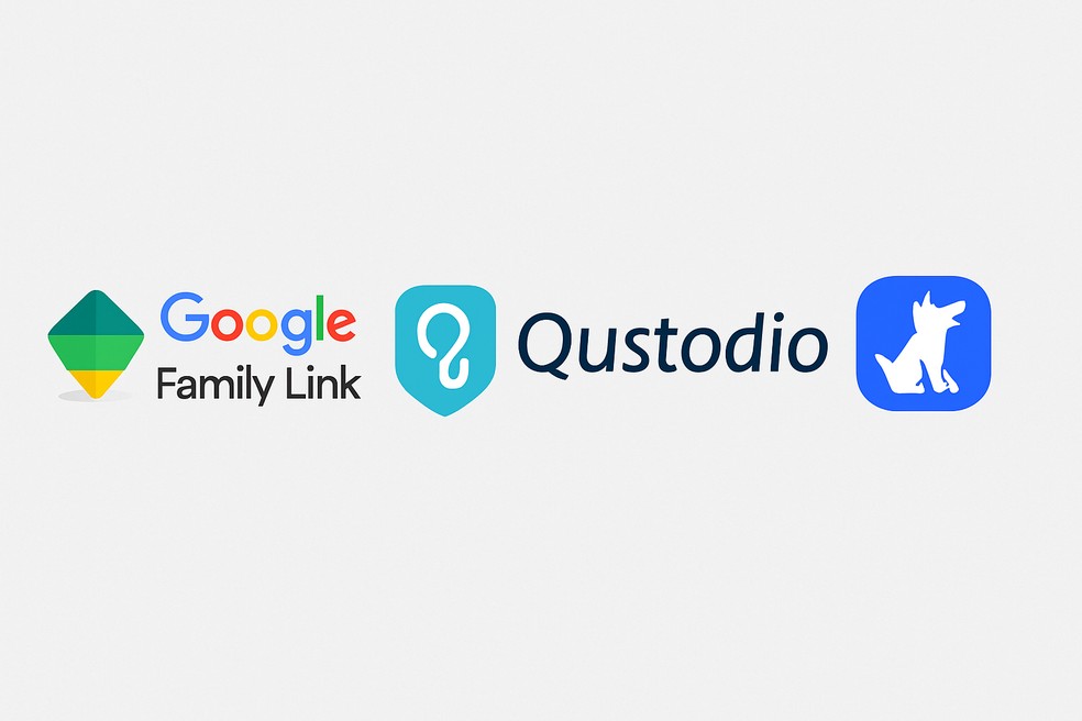 Aplicativos como Google Family Link, Qustodio e Bark oferecem ferramentas para monitorar e limitar o uso da internet por crianças — Foto: Reprodução/Marcos Vinícius Pereira / TechTudo