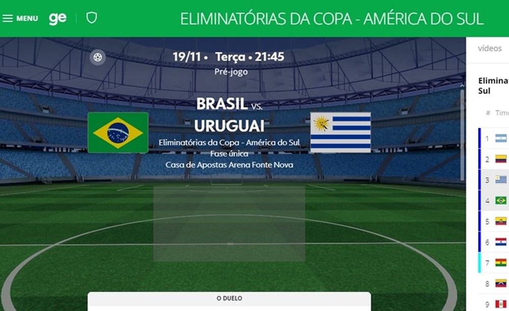 Jogo do Brasil hoje: saiba horário e onde assistir às Eliminatórias da Copa