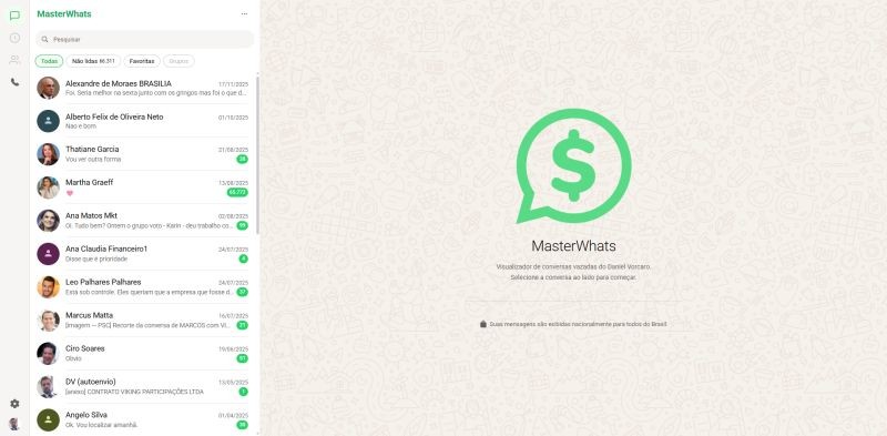 MasterWhats: site que simulava WhatsApp com 65 mil mensagens é derrubado