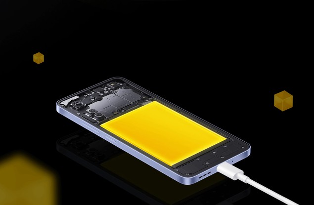 Poco C65 tem bateria robusta de 5.000 mAh