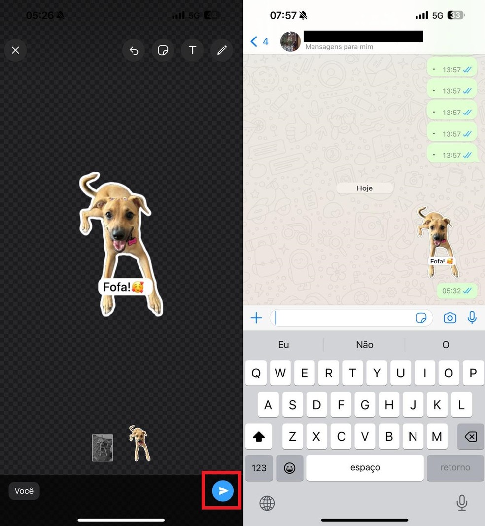 Como criar figurinhas no WhatsApp para iPhone com nova função do app