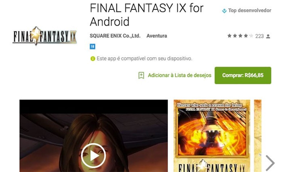 Como fazer o download e instalar Final Fantasy IX no iOS, Android e PC