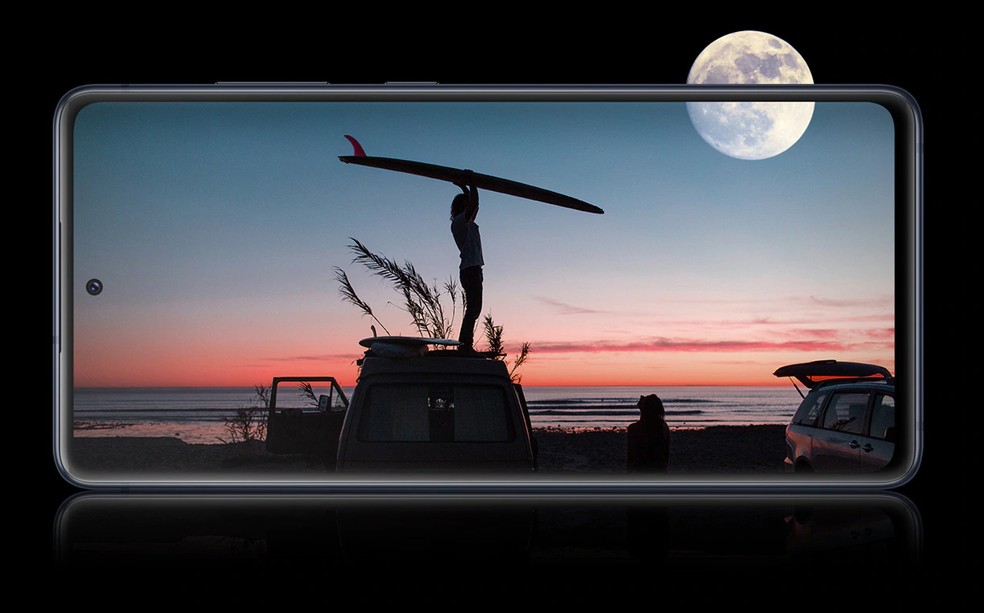 O Galaxy S20 FE possui uma bateria de 4.500 mAh — Foto: Divulgação/Sasmung
