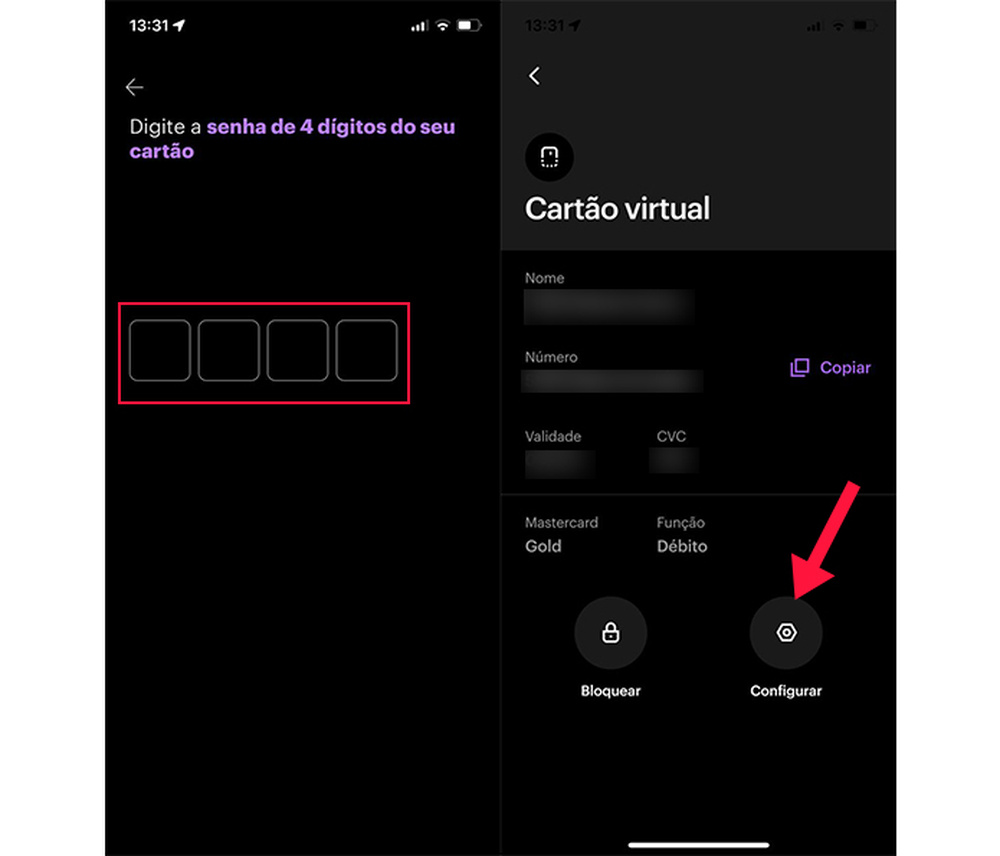 Como usar o cartão virtual Nubank por aproximação no celular