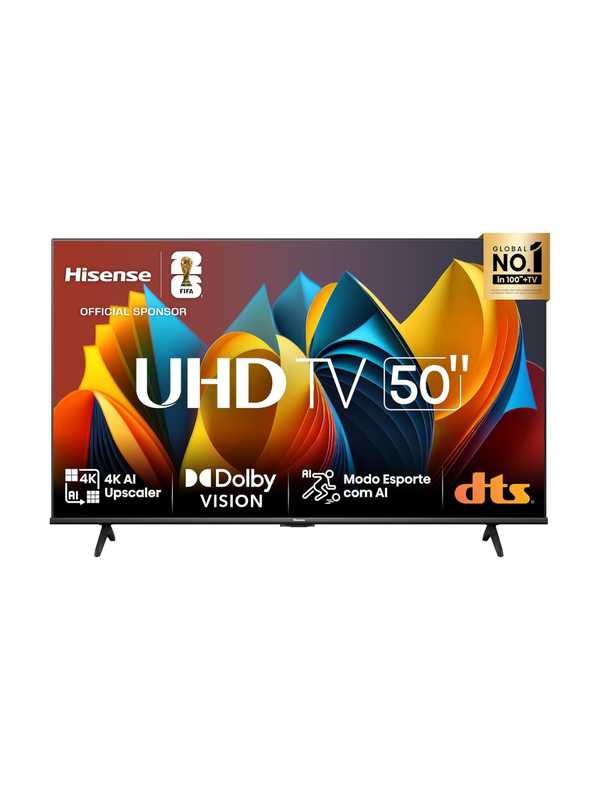 Smart TV Hisense UHD 4K DLED 50" 50A6K