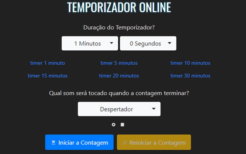 Temporizador 40 minutos - Temporizador online (timer)