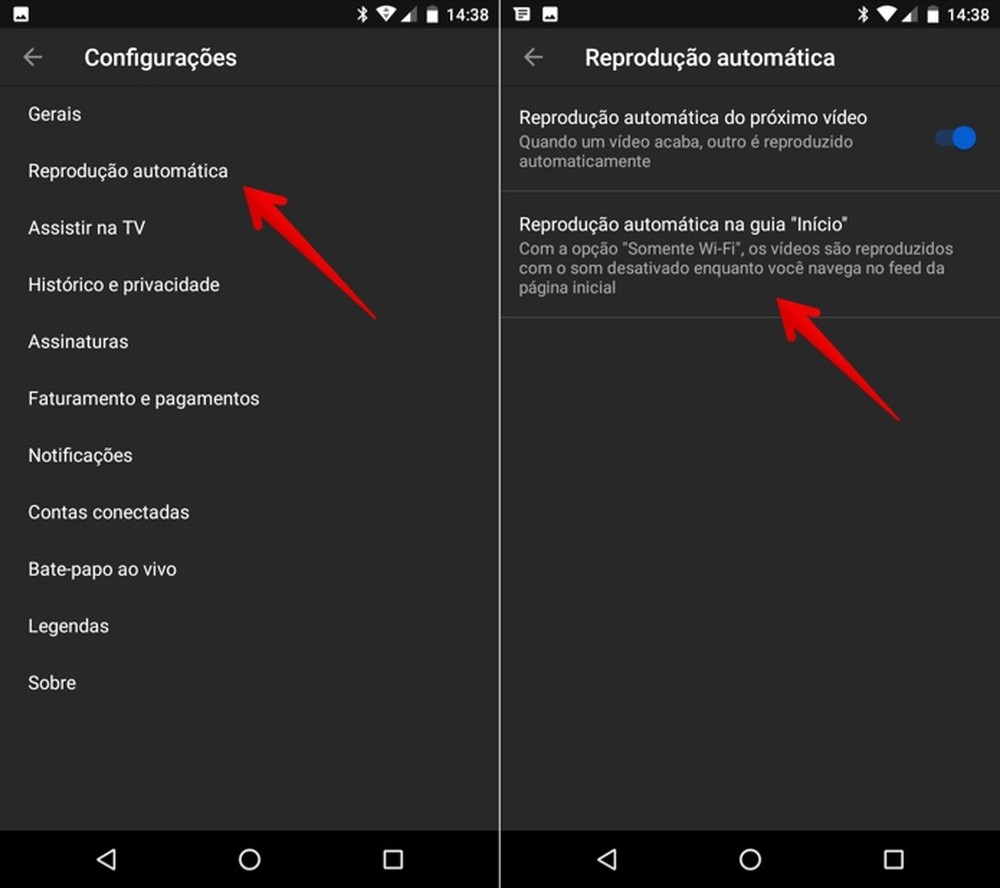 YouTube: como desativar a reprodução automática de vídeos no celular
