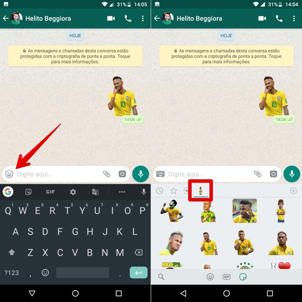 Figurinhas do Neymar no WhatsApp: saiba como usar stickers na conversa