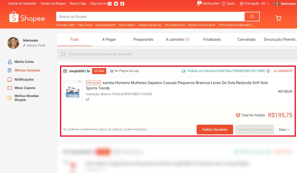 Como rastrear o pedido da Shopee: aprenda a acompanhar sua encomenda