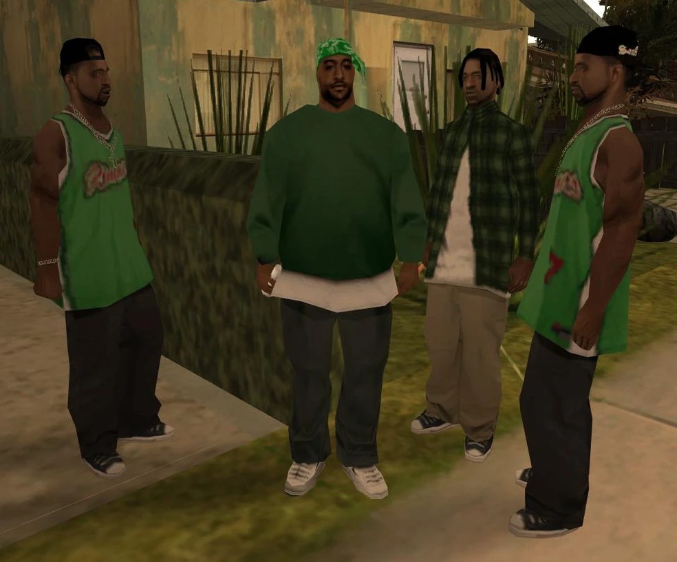 A Grove Street Families é a principal gangue do game — Foto: Reprodução/GTA Wiki