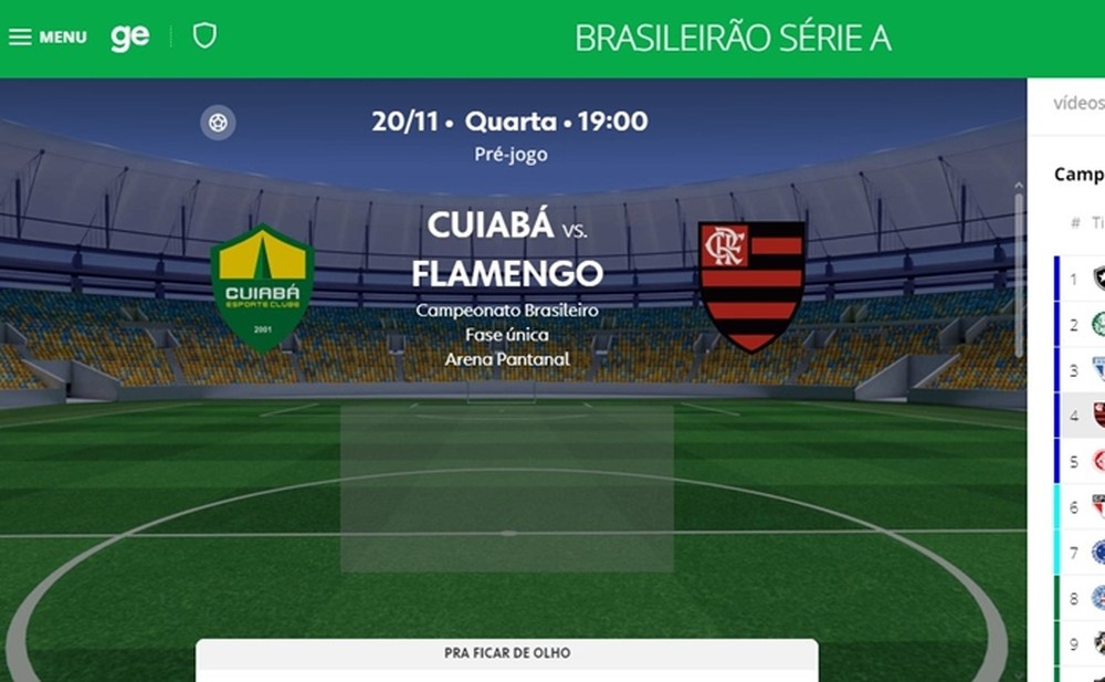 Jogo do Flamengo hoje: horário e onde assistir à partida contra o Cuiabá