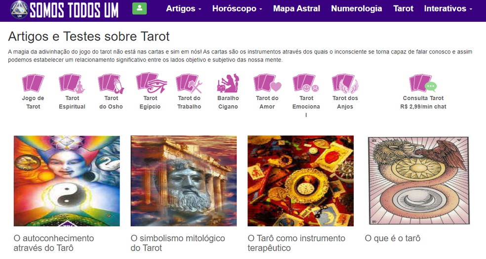 Tarot online grátis: conheça cinco sites para jogar e ver previsões