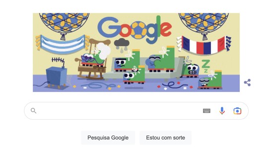 Doodle do dia: jogo do Google homenageia Pani Puri, lanche de rua indiano
