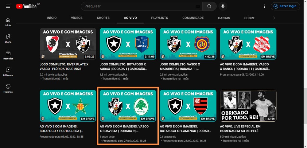 Vasco x Boavista: como assistir ao jogo do Carioca na CazéTV ou Twitch