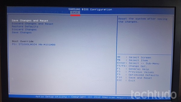 Como entrar na BIOS do notebook da Samsung