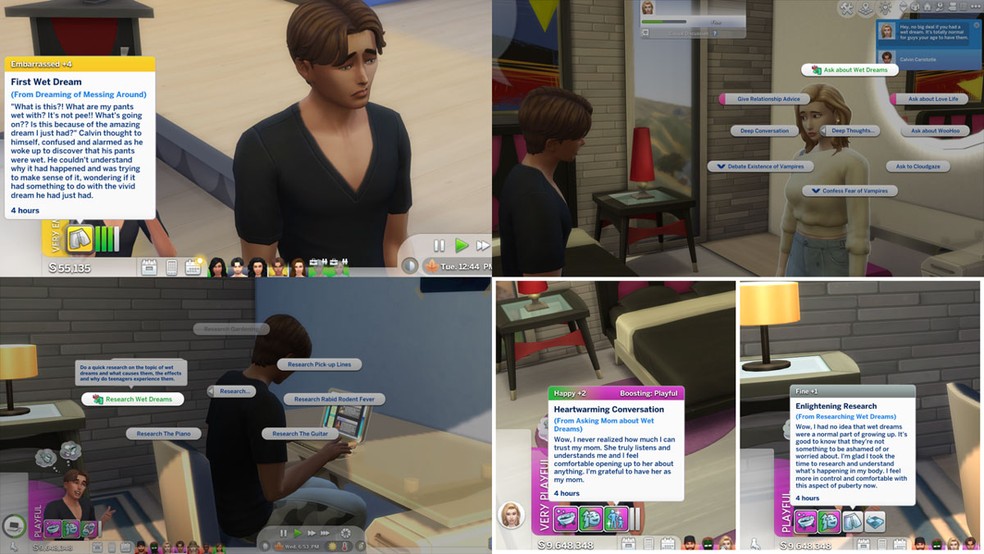 Mod Dreams & Nightmares de The Sims 4 e muitos outros podem ser encontrados em sites especializados — Foto: Reprodução/CurseForge