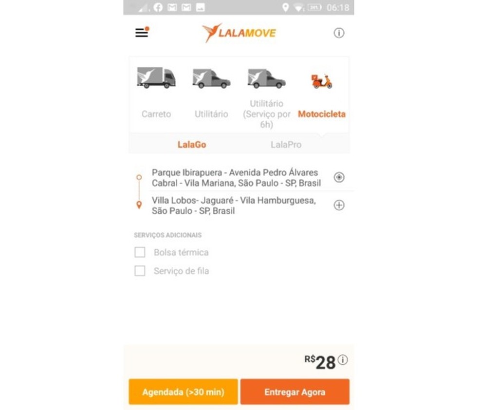 Lalamove vale a pena? Conheça aplicativo de delivery rival do Rappi
