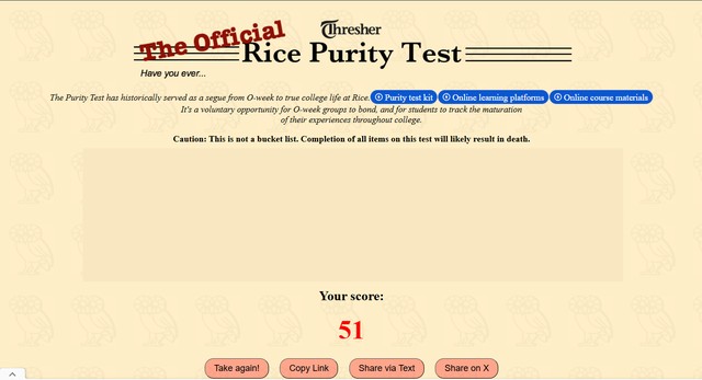 Rice Purity Test em português: veja teste de pureza que viralizou na web