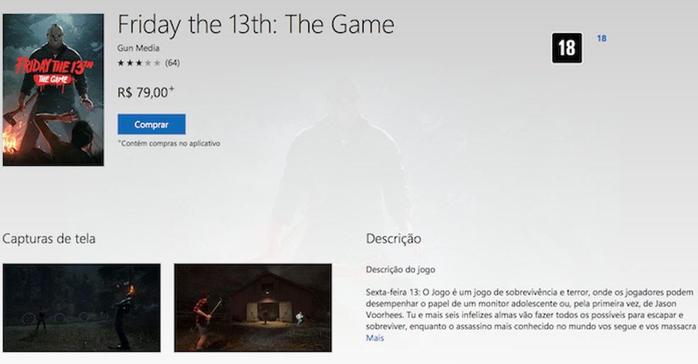 Como fazer download de Friday the 13th: The Game no PS4, Xbox One e PC