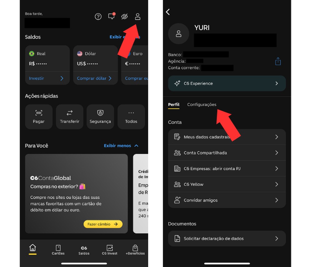 Como cancelar conta C6 Bank no app: veja o passo a passo