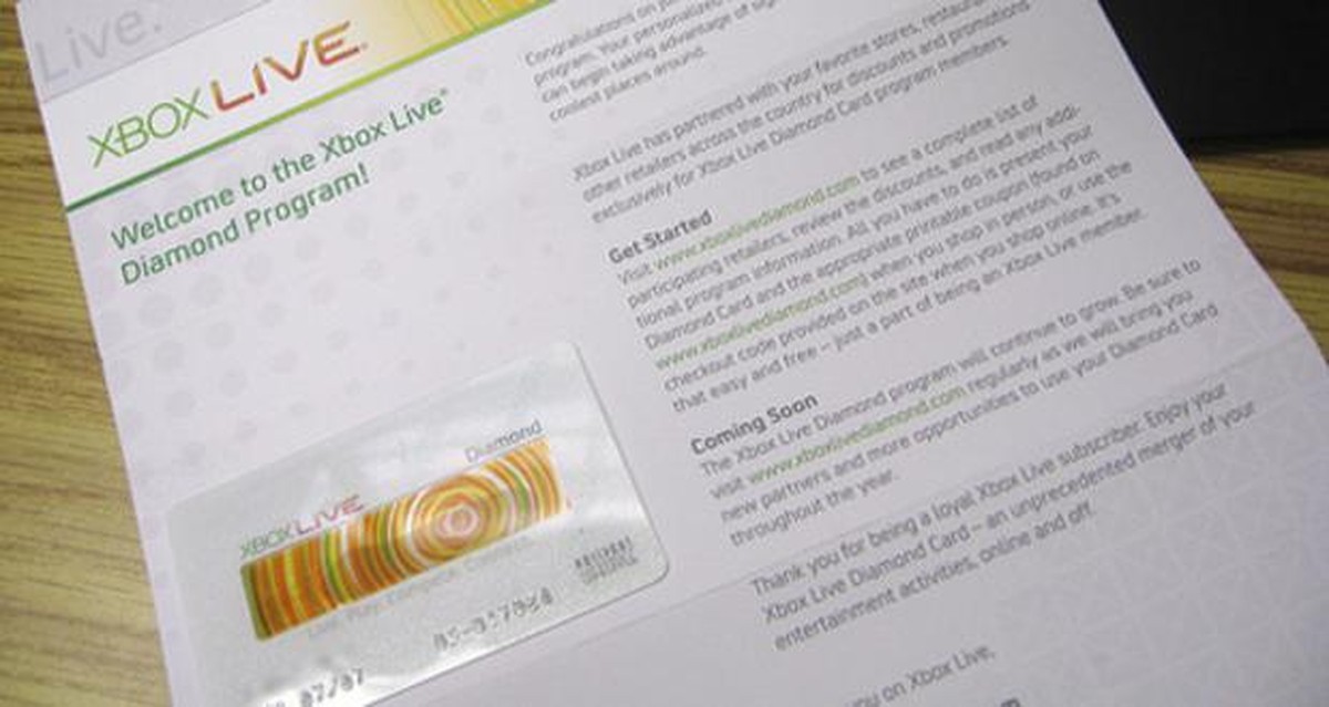 Xbox Live poderá ter assinatura Diamond