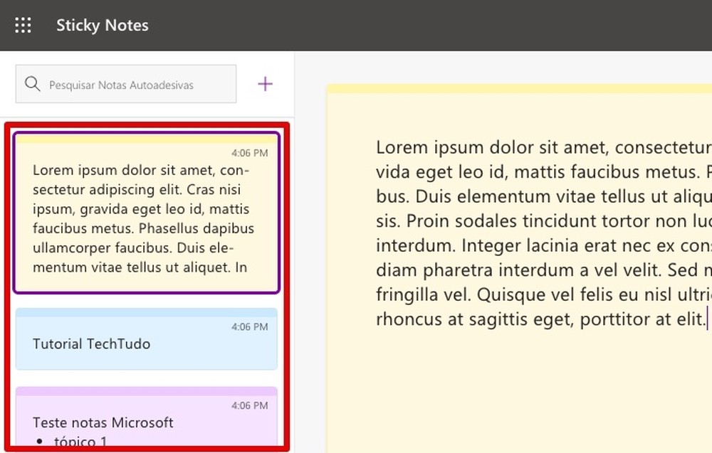 Como usar Sticky Notes online? Notas autoadesivas do Windows estão na web