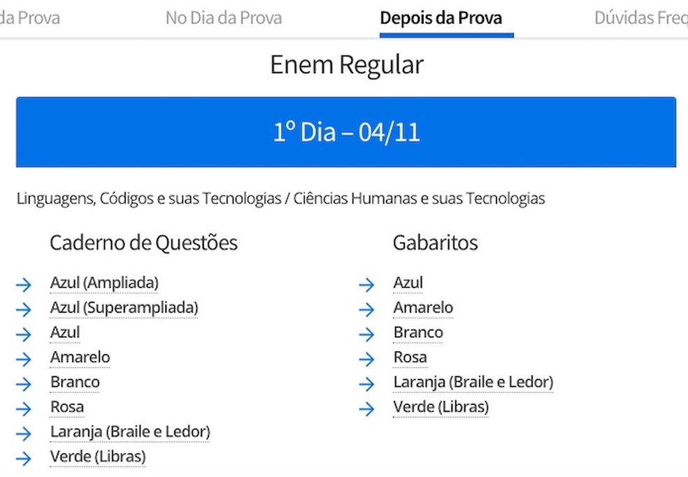 Gabarito do Enem 2018: como baixar todas as provas e respostas oficiais