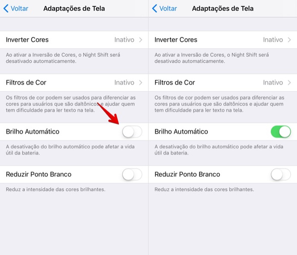 Como usar o brilho automático da tela do iPhone no iOS 11