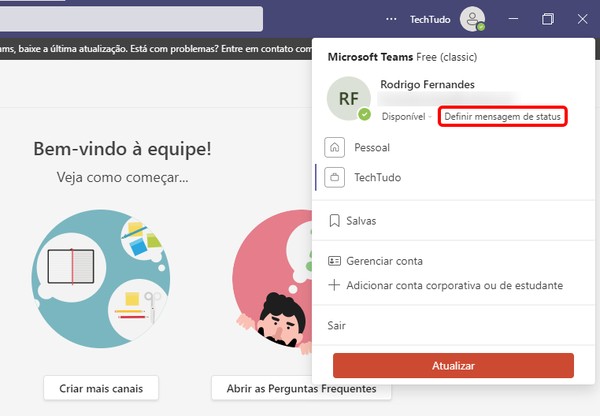 Como deixar o status do Teams sempre online? Veja três truques