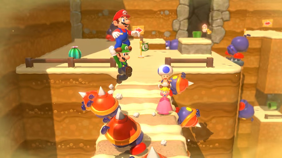Super Mario 3D World + Bowser's Fury traz duas aventuras incríveis de Mario para jogar em multiplayer cooperativo — Foto: Reprodução/Nintendo Game Store