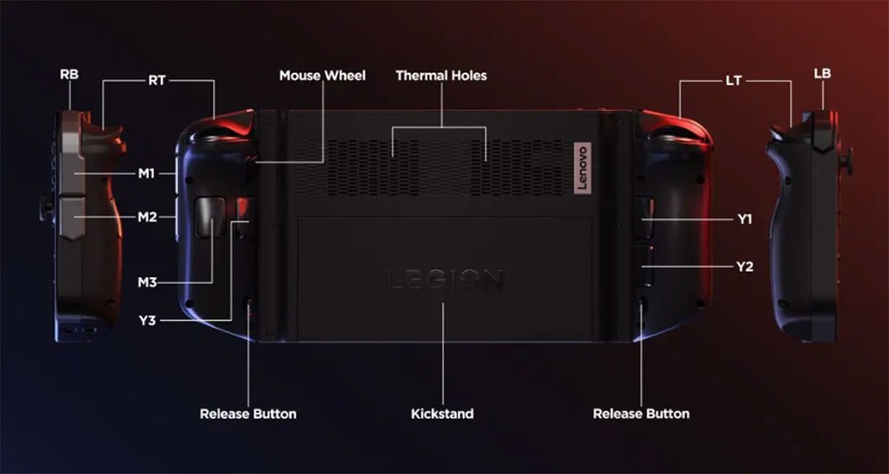 Lenovo Legion Go é o novo console portátil concorrente do Steam Deck