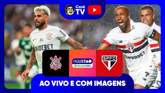 Corinthians x São Paulo: como assistir ao clássico de graça na CazéTV