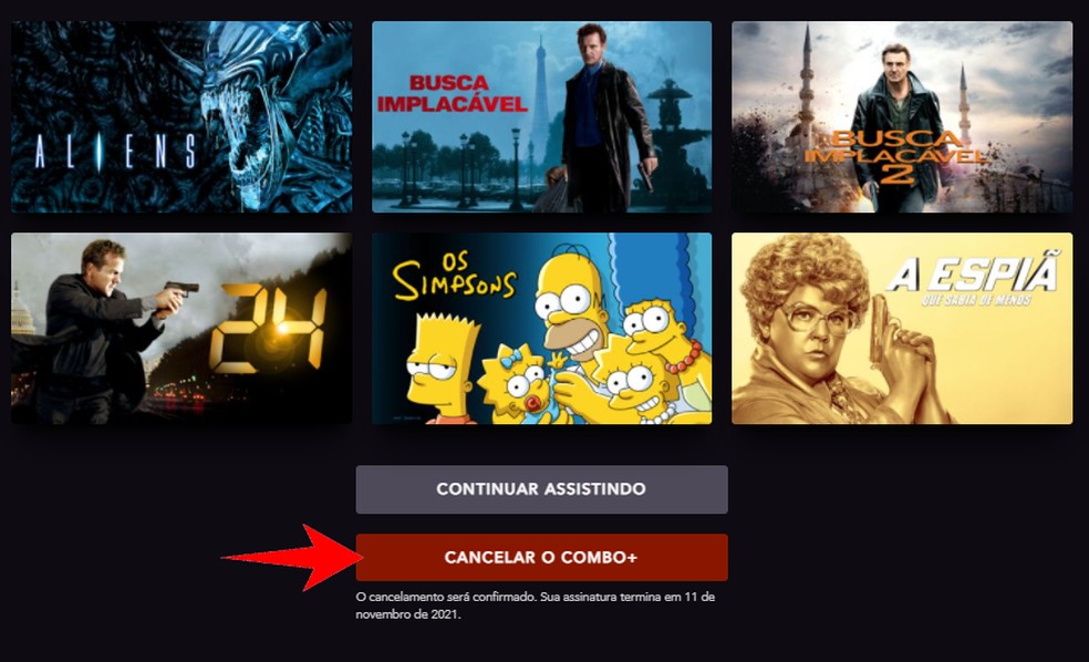 Finalizando o cancelamento da assinatura Star+, plataforma de filmes e séries como The Menu, Family Guy e Only Murders In The Building — Foto: Reprodução/Rodrigo Fernandes