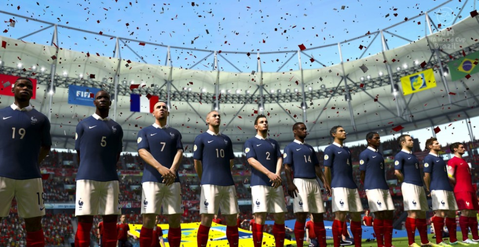 Seleção da França no Copa do Mundo da FIFA Brasil 2014 (Foto: Divulgação/EA) — Foto: TechTudo