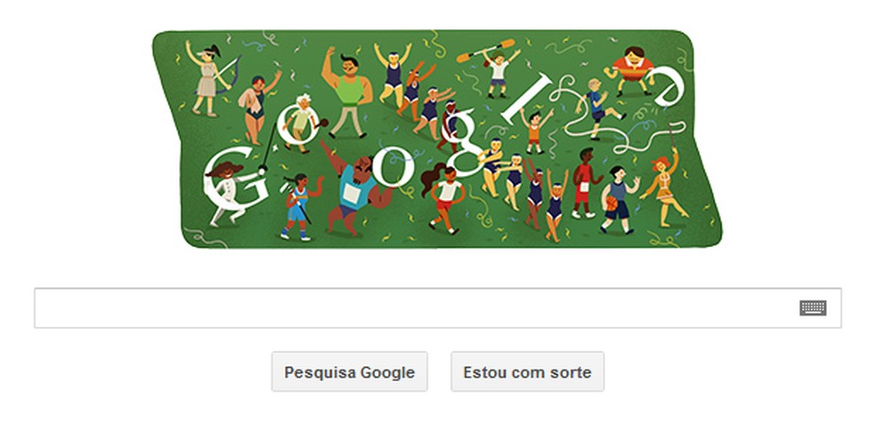 Cerimônia de Encerramento das Olimpíadas de Londres é tema de Doodle do Google (Foto: Reprodução/Google) — Foto: TechTudo