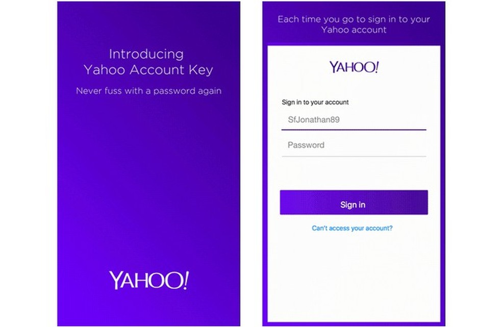 Com este novo sistema do Yahoo, você não precisará mais memorizar sua senha  – Tecnoblog