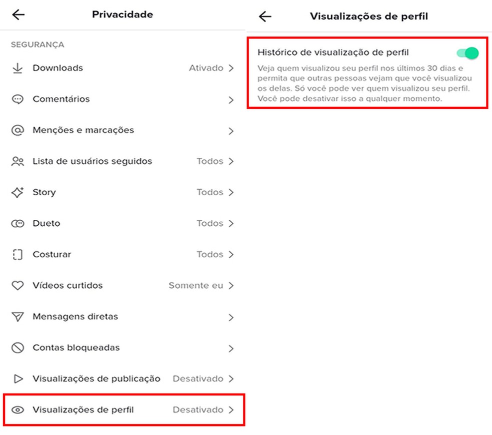 Como ver quem visitou meu perfil no TikTok