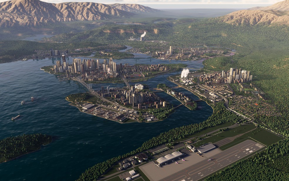 Construa uma cidade do zero e a transforme em uma grande metrópole em Cities: Skylines II — Foto: Reprodução/Steam