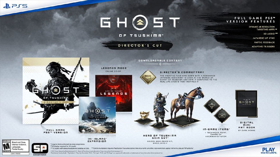 Ghost of Tsushima Director's Cut ganha data de lançamento para PS4