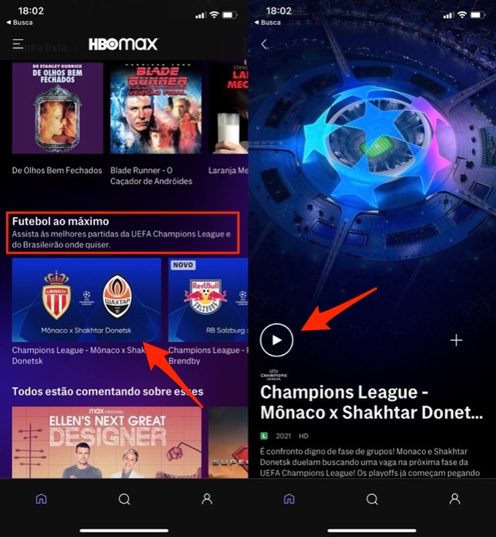 UEFA Champions League ao vivo: como assistir online pelo HBO Max