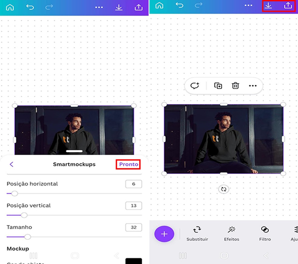 Como fazer mockup no Canva pelo celular